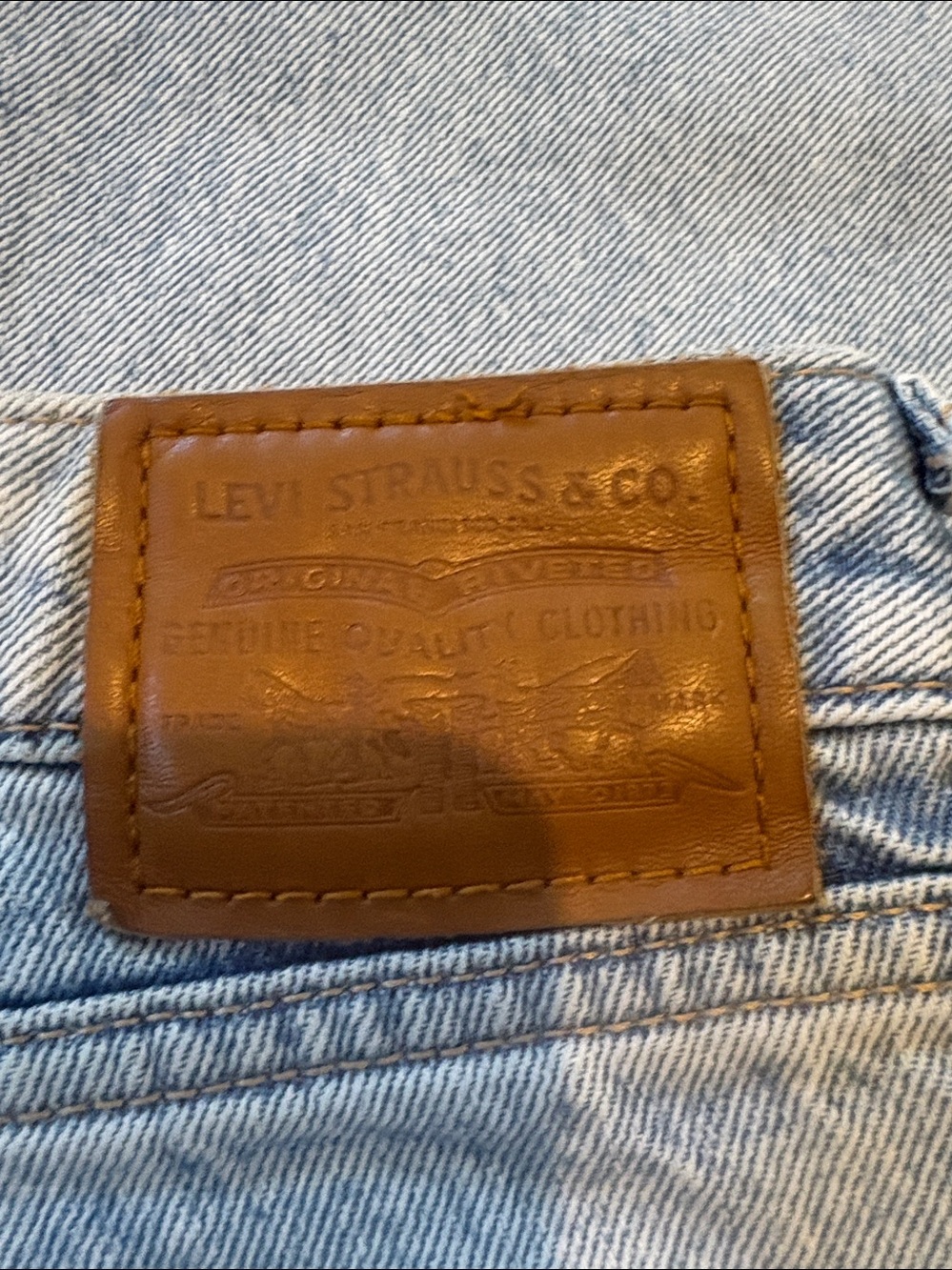 Levi’s premium Low Loose wide leg Jean size 28 - Picture 7 of 7